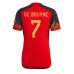 Tanie Strój piłkarski Belgia Kevin De Bruyne #7 Koszulka Podstawowej MŚ 2022 Krótkie Rękawy